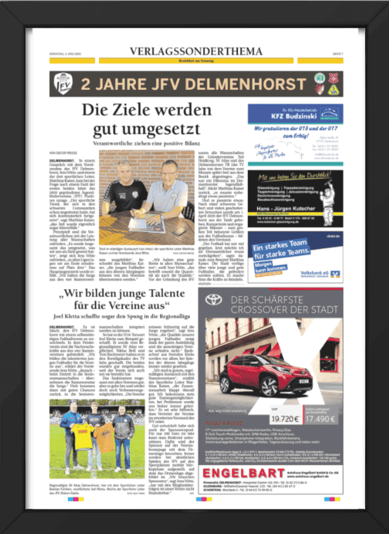 Bild von der Seite JFV Delmenhorst - #gemeinsamstark